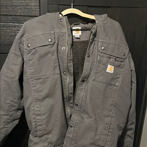 Carhartt Men's Charcoal Field Jacket Medium